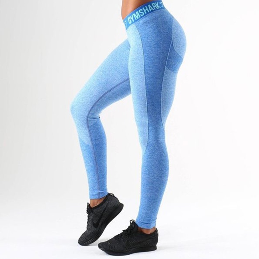 Gymshark Flex Leggings Blueberry SMALL - Picture 3 of 11